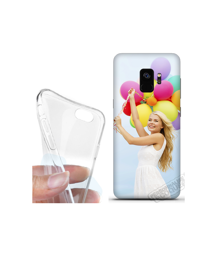 Coque silicone Galaxy S9 personnalisée souple