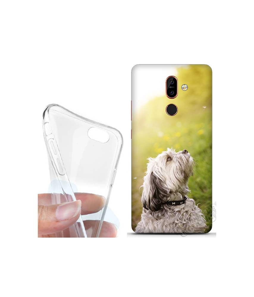 Coque silicone Nokia 7 Plus personnalisée souple