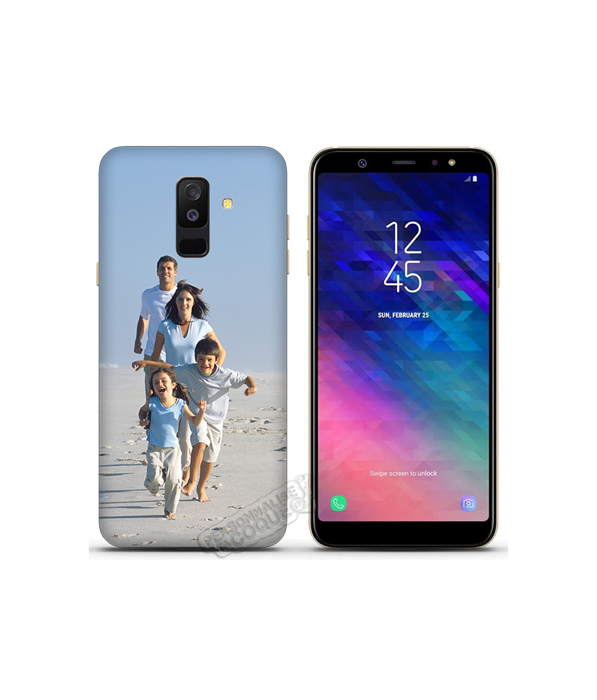 Coque Galaxy A6 + 2018 personnalisée rigide