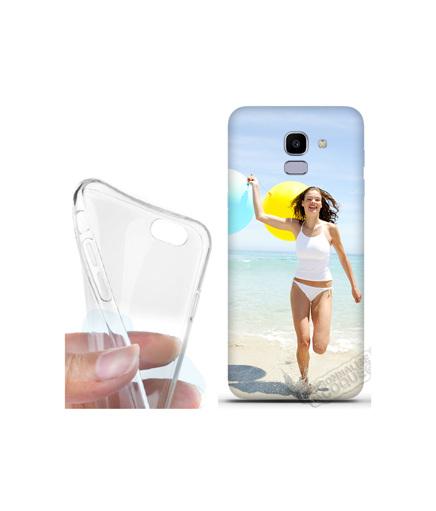 Coque silicone Galaxy J6 2018 personnalisée souple