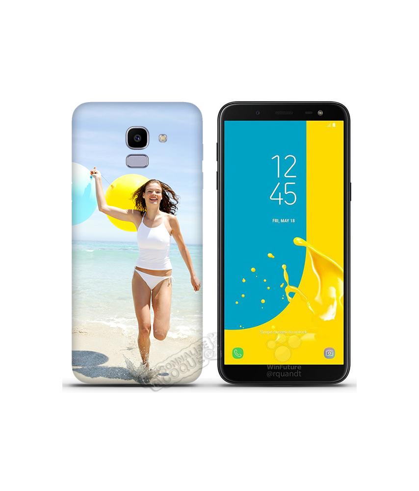 Coque Galaxy J6 2018 personnalisée rigide