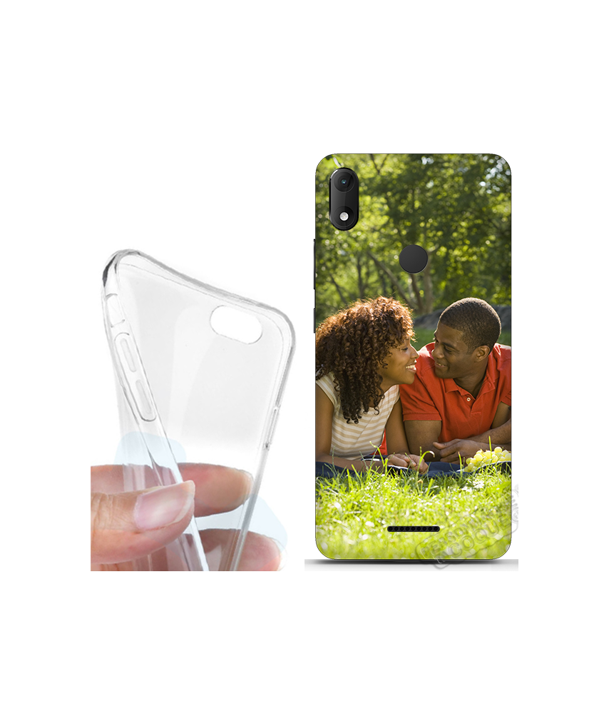 Coque silicone View Max personnalisée souple