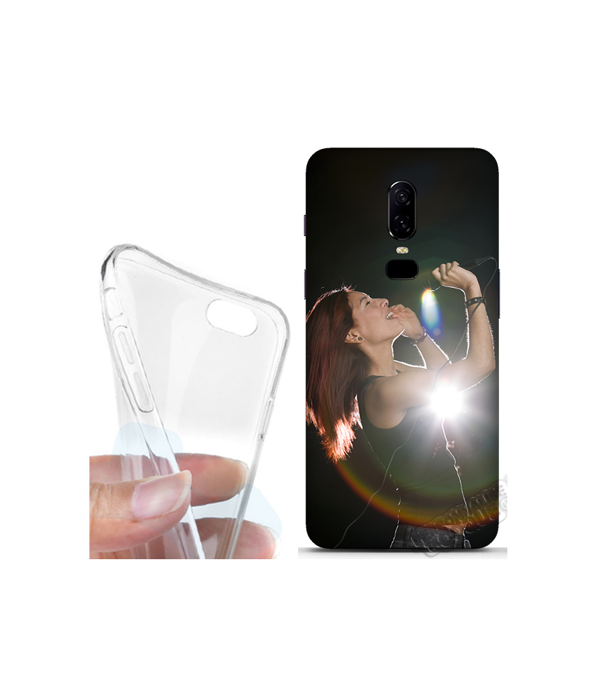 Coque silicone OnePlus 6 personnalisée souple