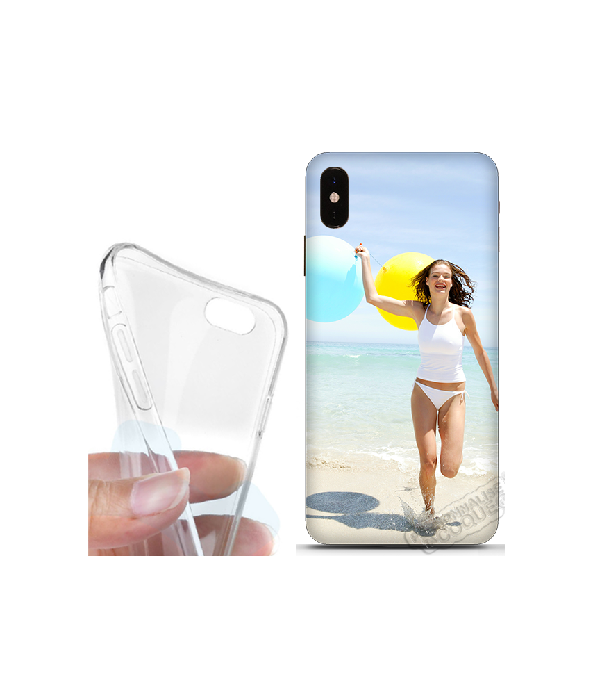 Coque silicone iPhone XS Max personnalisée souple