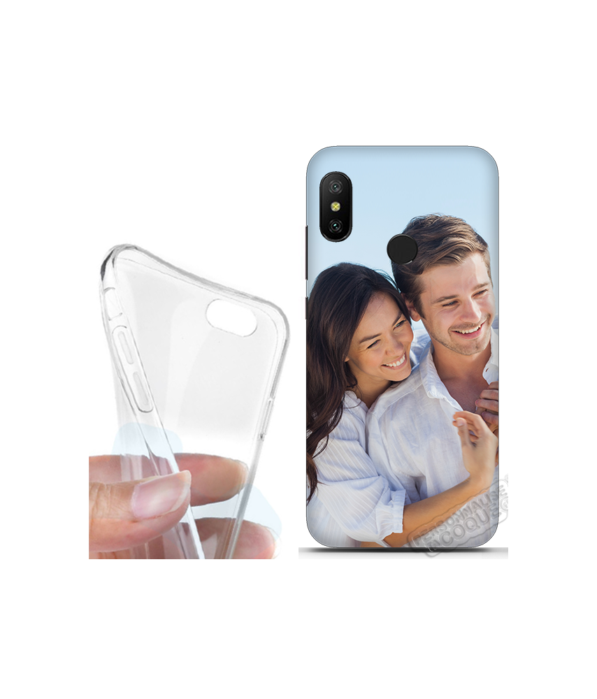 Coque silicone Mi A2 Lite personnalisée souple