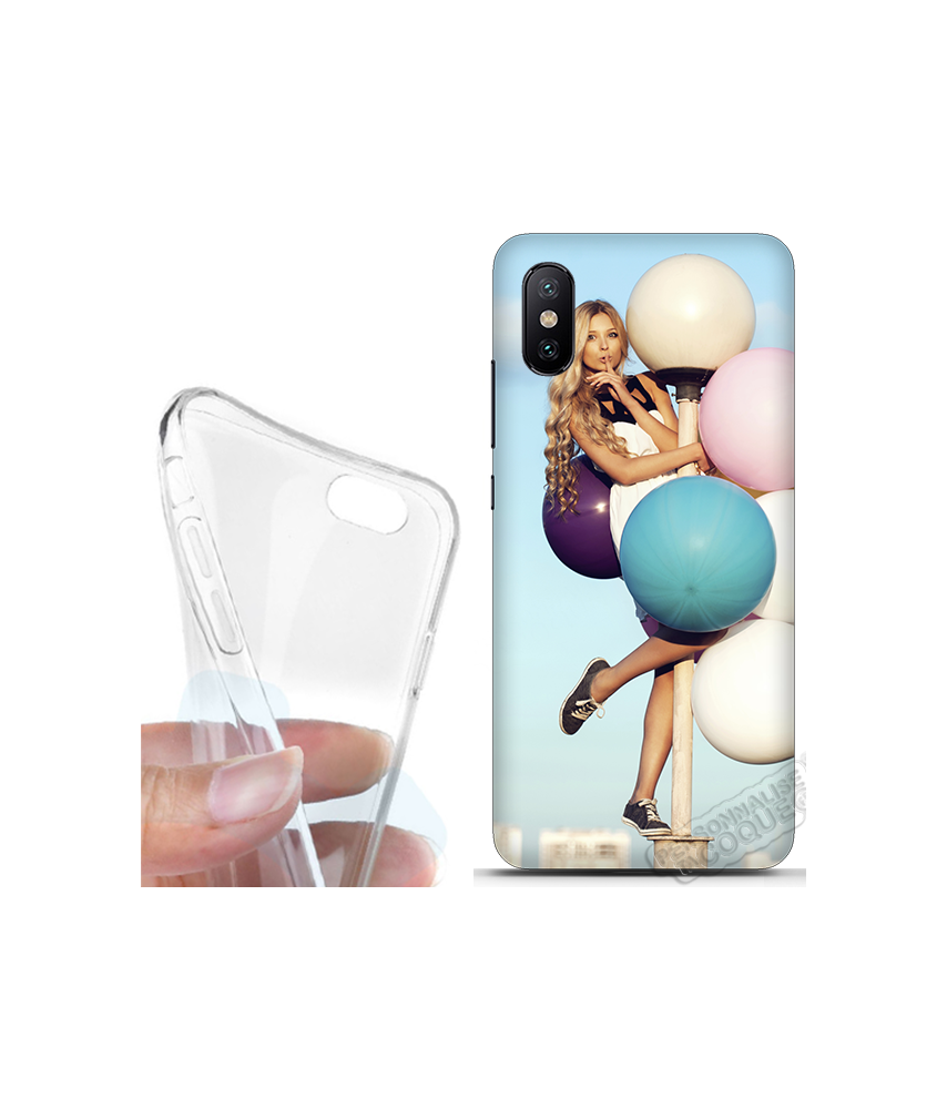 Coque silicone Mi 6x personnalisée souple