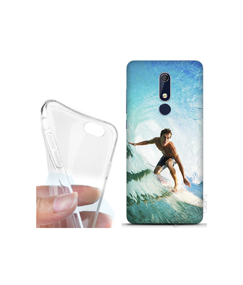 Coque silicone Nokia 5.1 personnalisée souple