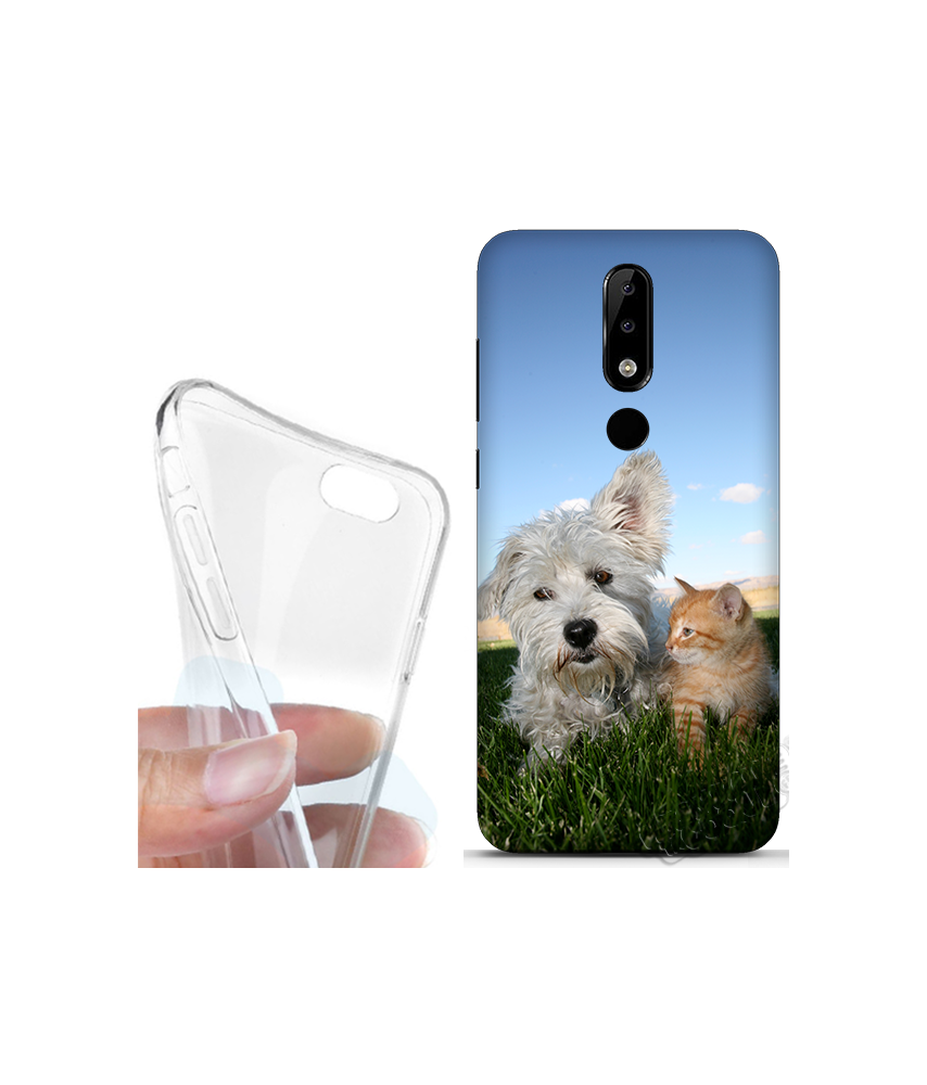 Coque silicone Nokia 5.1 Plus personnalisée souple