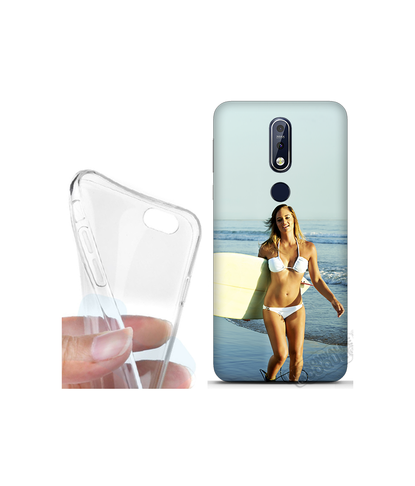 Coque silicone Nokia 7.1 personnalisée souple